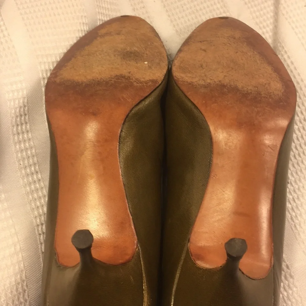 Bullocks Collegienne leather laceup 2”heel vintage